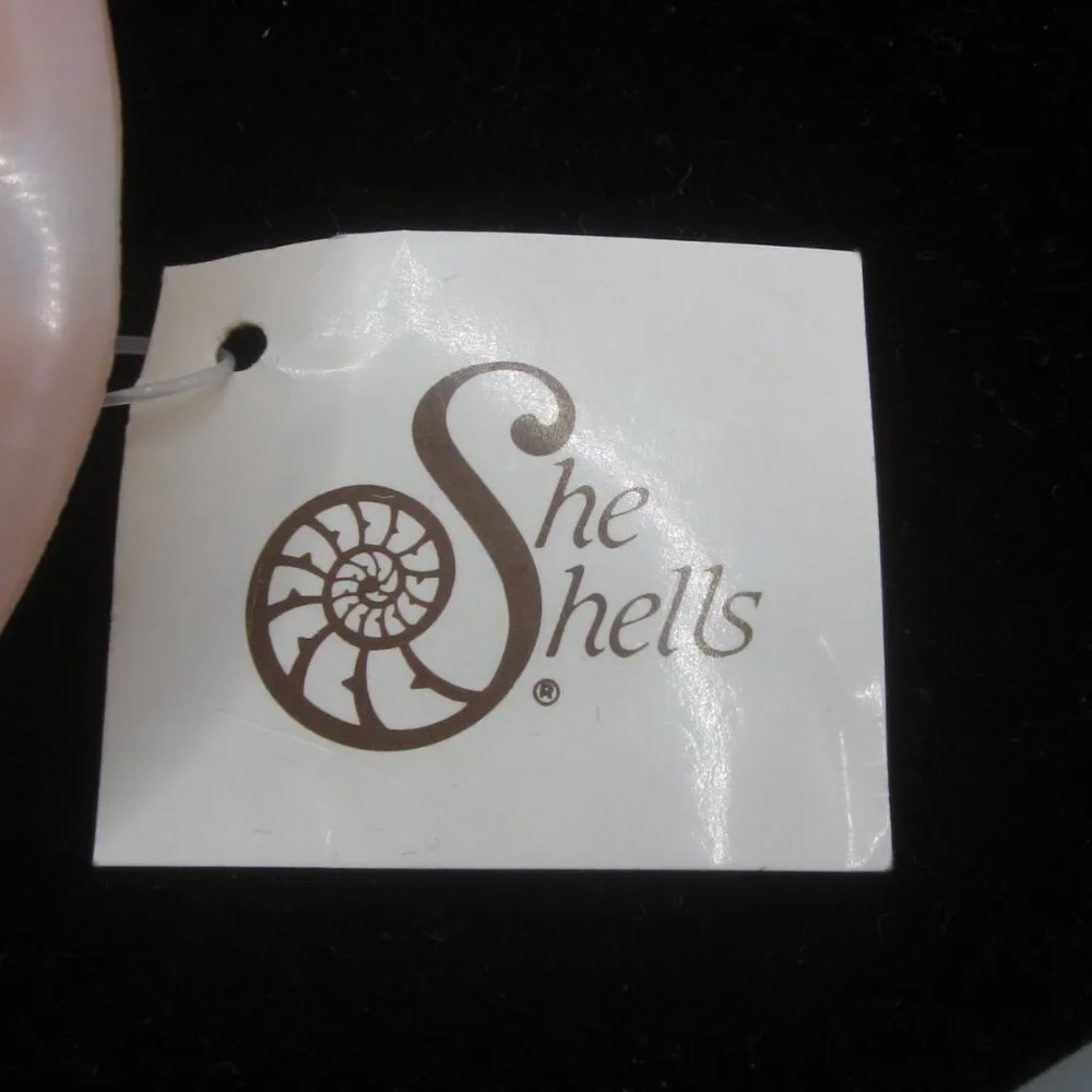 Vintage Shell Belt or Scarf Clip - Picture 4 of 6